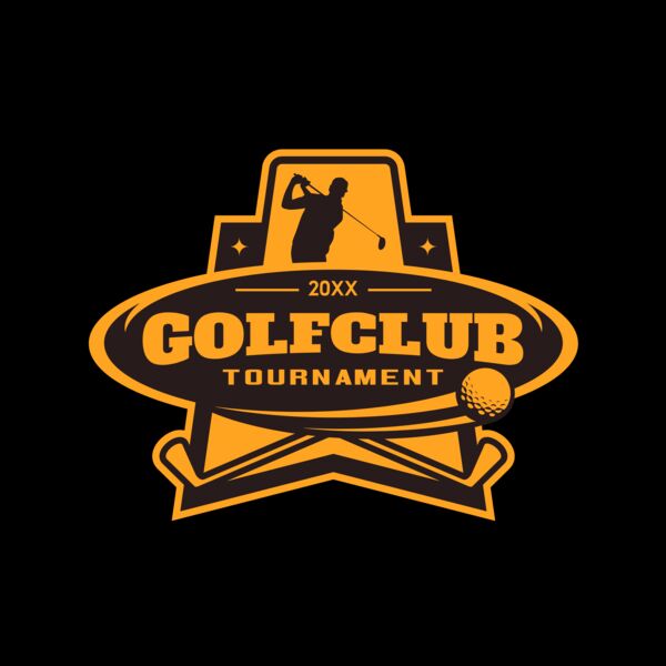 Golf club Tournament logo template 05 Thumbnail